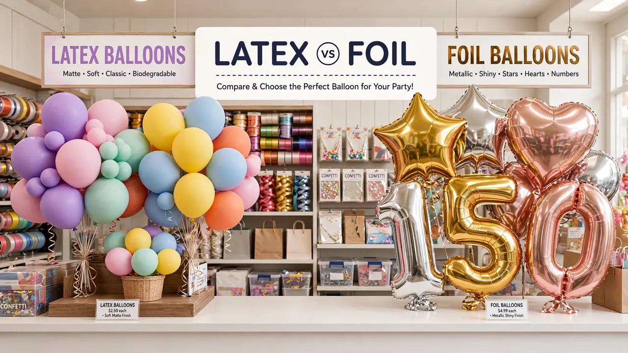 Classic colorful latex birthday balloons — birthday balloons that float beautifully